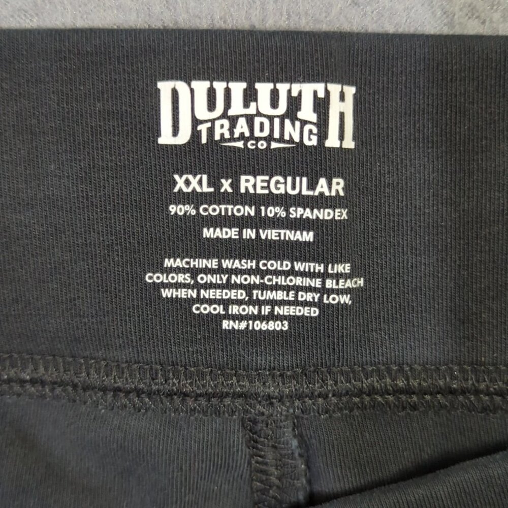 Duluth Trading Co Pants Women's XXL Regular Black NoGA Naturale Cotton Leggings - Picture 9 of 11